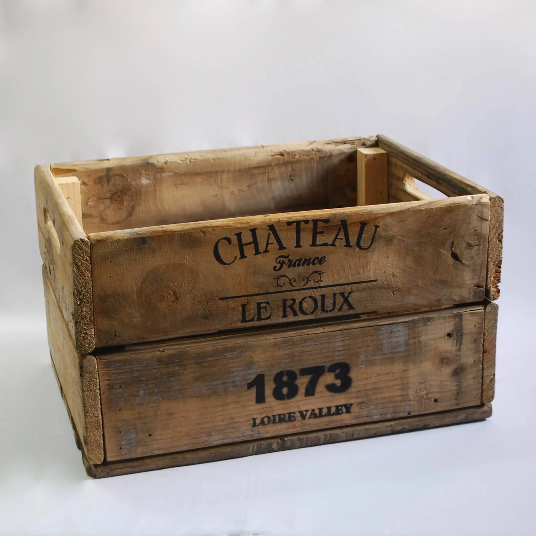 Wooden Box Smooth With Handles - Best Events - Dine, Décor and
