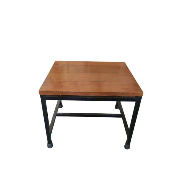 Side Table With Steel Legs