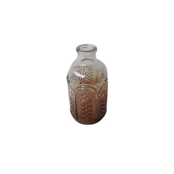 Vintage Round Diamond Bottle Vase 12.6cm-H 3.99cm-W