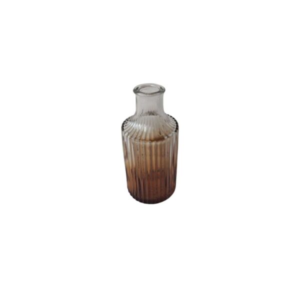 Vintage Lined Bottle Vase 12.85cm-H 5.9-W