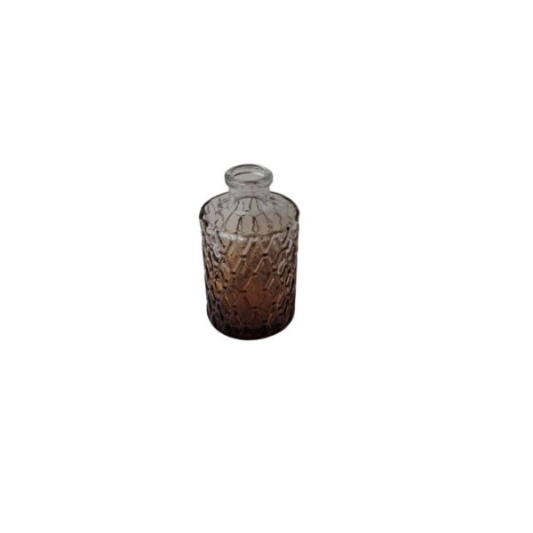 Vintage Patterned Crystal Vase 10.49cm-H 6.3cm-W