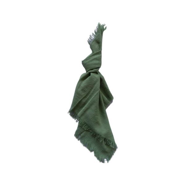 Avo Green Raw Linen Serviettes FG