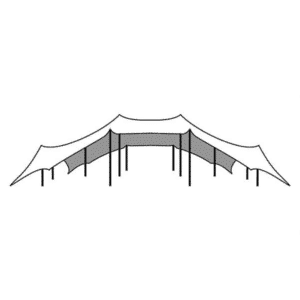 Bedouin Stretch Tent 15x18m Waterproof