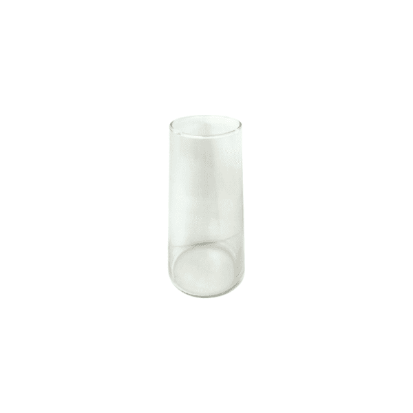 Clear Glass Tapered Vase 15cm H Diameter 5cm