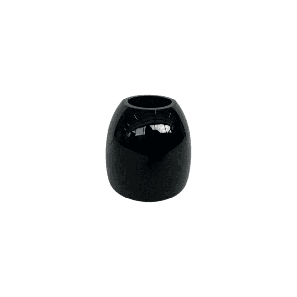 Black Reese Squat Vase 15cm H